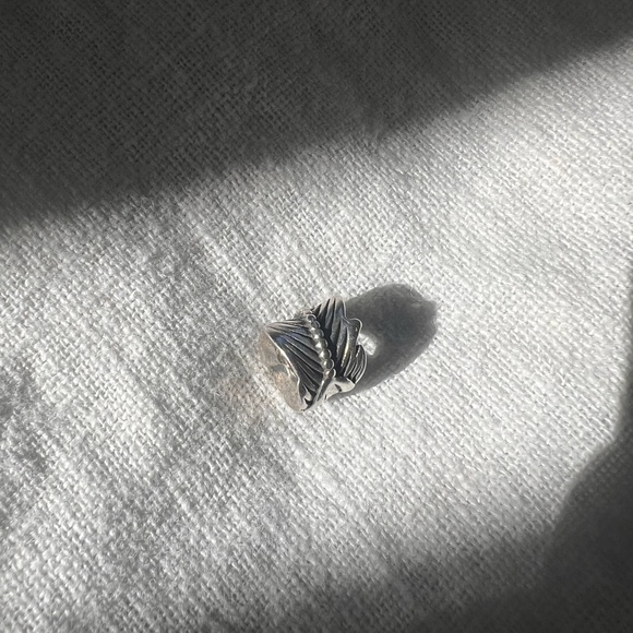 Pandora Rolled Feather Sterling Silver charm - Picture 2 of 5